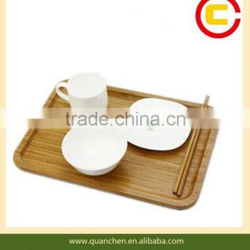 Smooth surface Bamboo Food Serving Tray