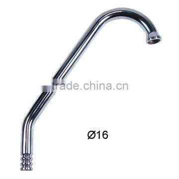 16MM Diameter Faucet Spout, Brass / S.S Material Faucet Spout, C Shape