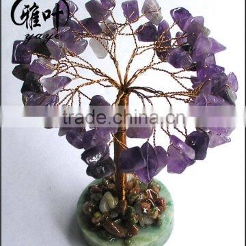 Natural Gemstones Chip Trees/ Amethyst Chip Christmas Trees Components