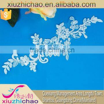 HG0072 flower trimming xiuzhichao embroidery lace collar beautiful applique design