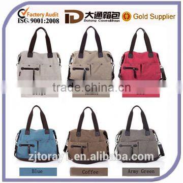 Women Long Strap Casual Canvas Shoulder Bags For Girls