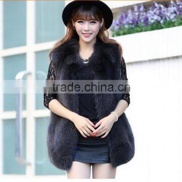 Hot! Fashion Synthetic Fur Vest / Fur Lace / Fox Skin /Wholesale photo-3