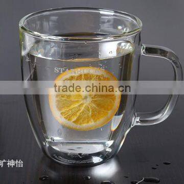 Tea and Coffee Glass Cup, Small Glass Cup,mugs High Quality Glass Cup With Handle, photo-2