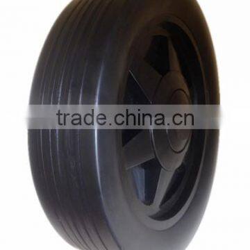 8/10 Inch Plastic Wheel for Garden Cart, Hand Truck, Trolley, Trash Bin photo-5
