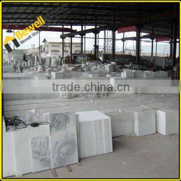 Precut good quality white marble tile for kitchen wall