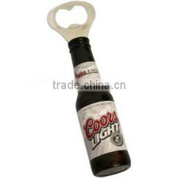 metal bottle shaped bottle opener with logo printing