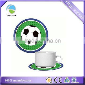 Small Quantity Football Design Bar Soft Rubber Pot Holder