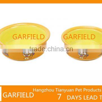 garfield 2016 new design dog bowl for dog