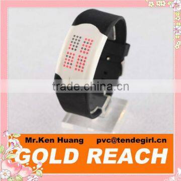 Light Touch Flashing Red LED Wrist Watch