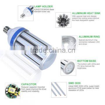 Hot Sale E40 B39 E27 E26 27w 36w 45w 54W 80W 100w 120w Led Corn Street Light