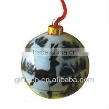 high quality glass ball ornament for christmas decoration