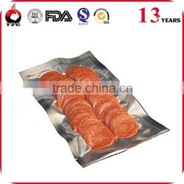 Hot seal color laminated plastic food vacuum packaging bags for food