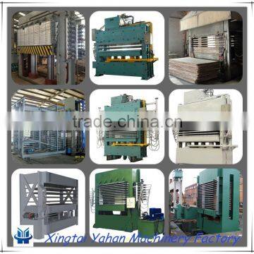 800 ton parquet floor hot hydraulic press machine / floor making machine hot press