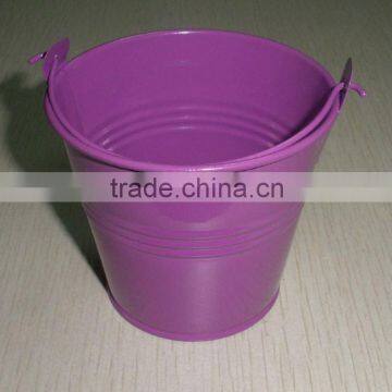 power coated metal bucket