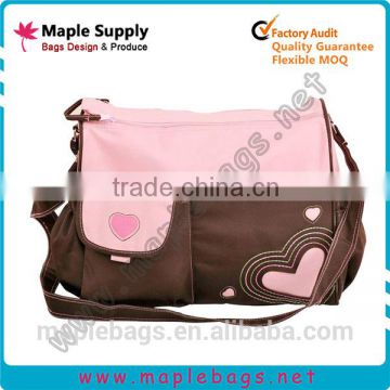 Pink maternity nursery organizer bag