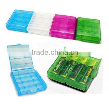 Hard Plastic Case Holder Storage Box for AA AAA Battery