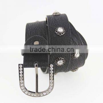 Women's Fashion Flower Studded Rhinestone Belt With Shiny Rhinestone Accessories in Chinese Factory photo-2