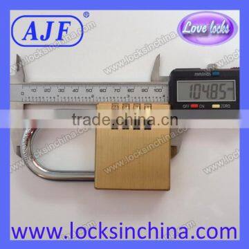 AJF 60mm Protection 4 Numbers Solid Brass Combination Padlock Quality Choice photo-4
