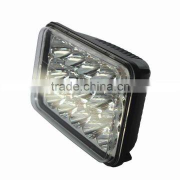 4" X 6" Rectangular Sealed 45W LED Headlight Headlamp Replacement, High/low Beam H4 45w Led Work Light photo-3