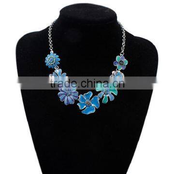 Women Jewelry Wholesale Beautiful Colorful Hawaii Flower Necklace photo-6