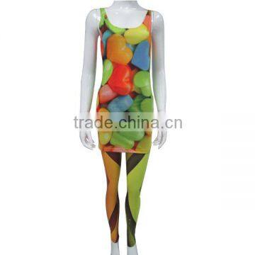 ladies 100% polyester tank top, ladies singlet, summer tank top