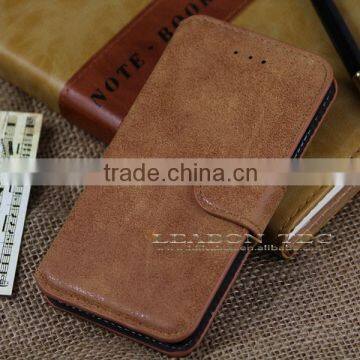 2015 New design hot novel leather case for iphone 6,leather flip wallet case for iphone 6,leather cell phone case