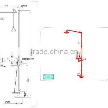 safety shower and eye wash