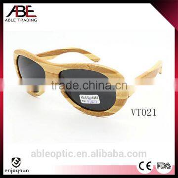 2016 UV400 blue mirror lens fashion designer bamboo wooden polarized sunglasses FDA CE                        
                                                                                Supplier's Choice