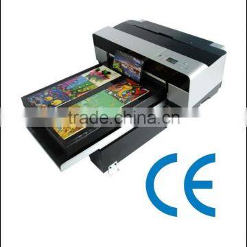 Hot sale! A3 Digital high speed high resolution ceramic flatbed printer ( Eco-solvent ink)
