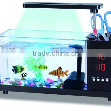 Fashionable USB Aquarium Desktop Fish Tank with led light