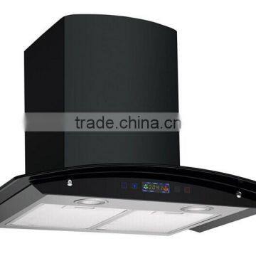 China Manufacturer Black Stainless Steel Chimney Hoods, Chimney Range Hood