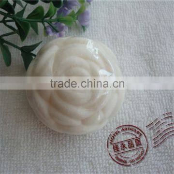 personalized round shaped soaps for hotel