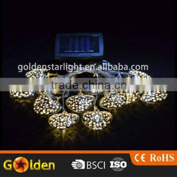 Outdoor Christmas Holiday Lamp Fairy Heart Led Solar Powered String Lights photo-3