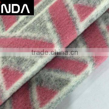 Wholesale wool cashmere plaid knitted fabric for suits