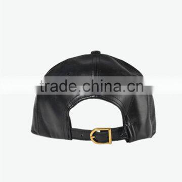5-panel Black Fashion Snapback Cap With Metal Zipper photo-5