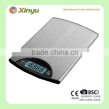 New kitchen scale with 5KG capacity with stainless steel platform