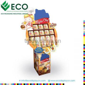 Customized Lovely Advertising Kids Snack Corrugated Display Stand For Promotion photo-1