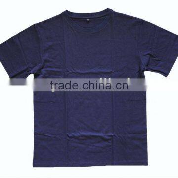 Summer Super quality 100%polyester quick dry navy blue sports short-sleeve T-shirt