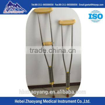 Lightweight adjustable anti-slip underarm crutch