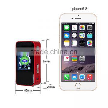 Mini Hells Gate 75W TC iphone 6 vape case color screen box mod