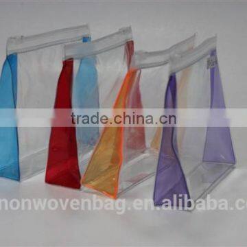 2016 Hot Customized Vinyl Plastic Package PVC Clear Tote Bags