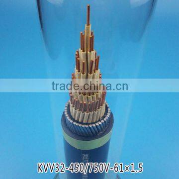 PVC Sheathed Flexible Control Cable,XLPE Insulated,Copper Conductor,Braiding Shielded