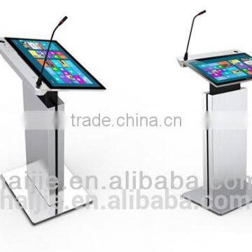 Aluminum modern designs and low cost smart lectern