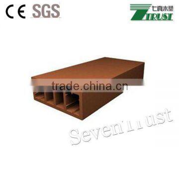 Outdoor Anti-UV Wood Plastic Composite Pergola With Steel Insert, Beautiful Beam Corner photo-3