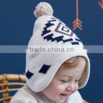 DB1443 dave bella 2014 autumn baby hat infant cap knitted fashion caps and hats headwear