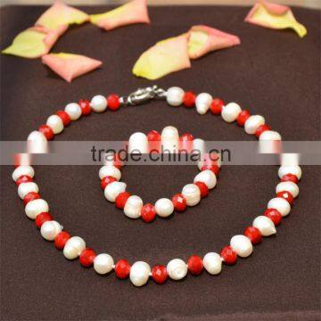 Latest Design Wholesale 2015 Classical Pearl Jewelry Set photo-5