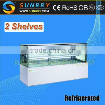 Commercial Display Cake Refrigerator Showcase/Acrylic Cake Display Cases/Cake Refrigerator Display Factory (SY-CS268B SUNRRY)