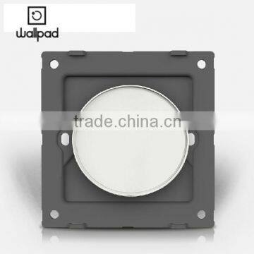 Wallpad White Waterproof Acrylic Glass 110~250V EU UK 1 Gang Intermediate Switch Power Supply Big Push Button Wall Light Switch