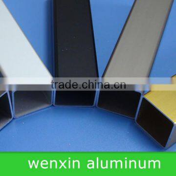 Gold Oxidiztion Aluminium Square Tube and Black Aluminum Square Tube photo-2