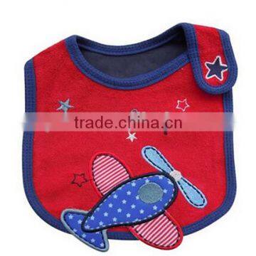 Infant Animal Waterproof Knitting Custom embroidery bibs for baby/baby bib bear in animal shape/baby bib embroidery designs